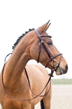 Horze Constance Weich Unterlegte Trense -Pferdebedarf Verkauf 10040 LBR 02