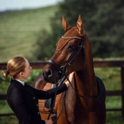 Horze Positano Anatomische Hannoveranische Trense 10 Horze Positano Anatomische Hannoveranische Trense -Pferdebedarf Verkauf 10126 BL 3