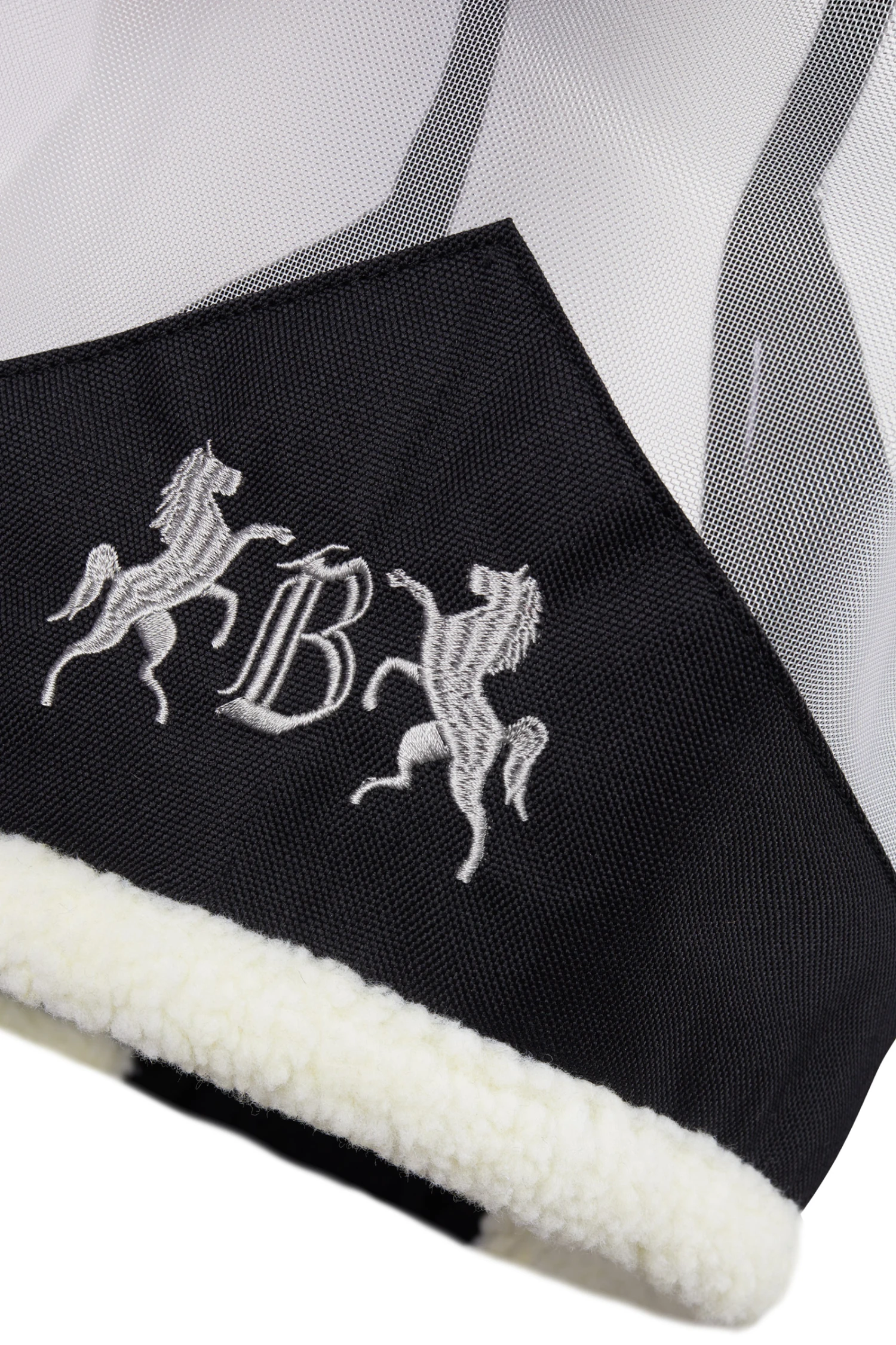 B Vertigo Delux Fliegenmaske Mit Kunstfell 2 B Vertigo Delux Fliegenmaske Mit Kunstfell – Bild 2