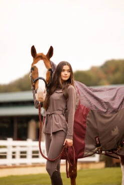 Horze Kenya Leichte Mesh Weidedecke Mit Abnehmbarem Halsteil -Pferdebedarf Verkauf 24204 251 09