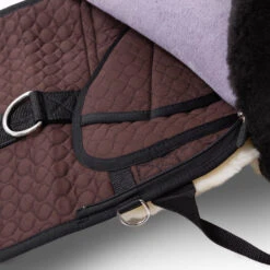 Christ Bareback Riding Premium Plus Lammfellsattel, Shetland -Pferdebedarf Verkauf 304750 BR BR NAT 4