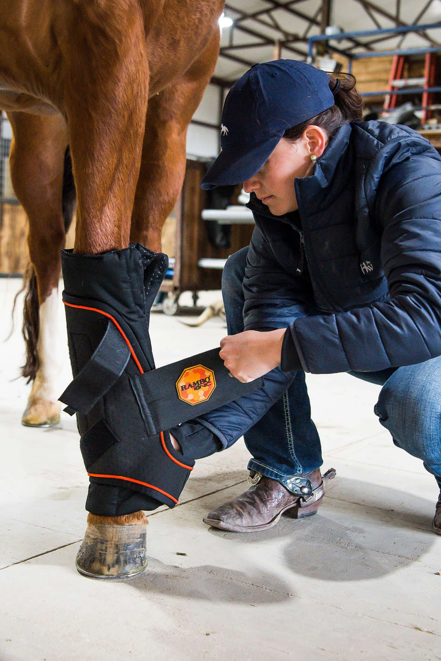 Horseware Rambo Ionic Stallgamaschen Paar 2 Horseware Rambo Ionic Stallgamaschen Paar – Bild 2