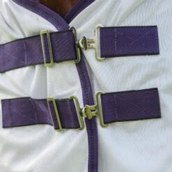 Weatherbeeta Comfitec Essential Mesh II Combo Fliegendecke Mit Festem Halsteil -Pferdebedarf Verkauf 317414 WH PU BL 2