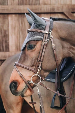 Kentucky Horsewear Stone & Pearl Fliegenmütze Lang -Pferdebedarf Verkauf 329562 G 2