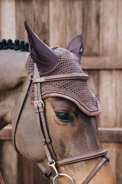 Kentucky Horsewear Wellington Glitter Soundless Fliegenhaube -Pferdebedarf Verkauf 329945 BR 2