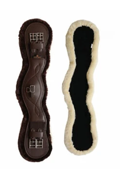 Kentucky Horsewear Lederkurzgurt Sheepskin Dressage -Pferdebedarf Verkauf 329961 BR 01