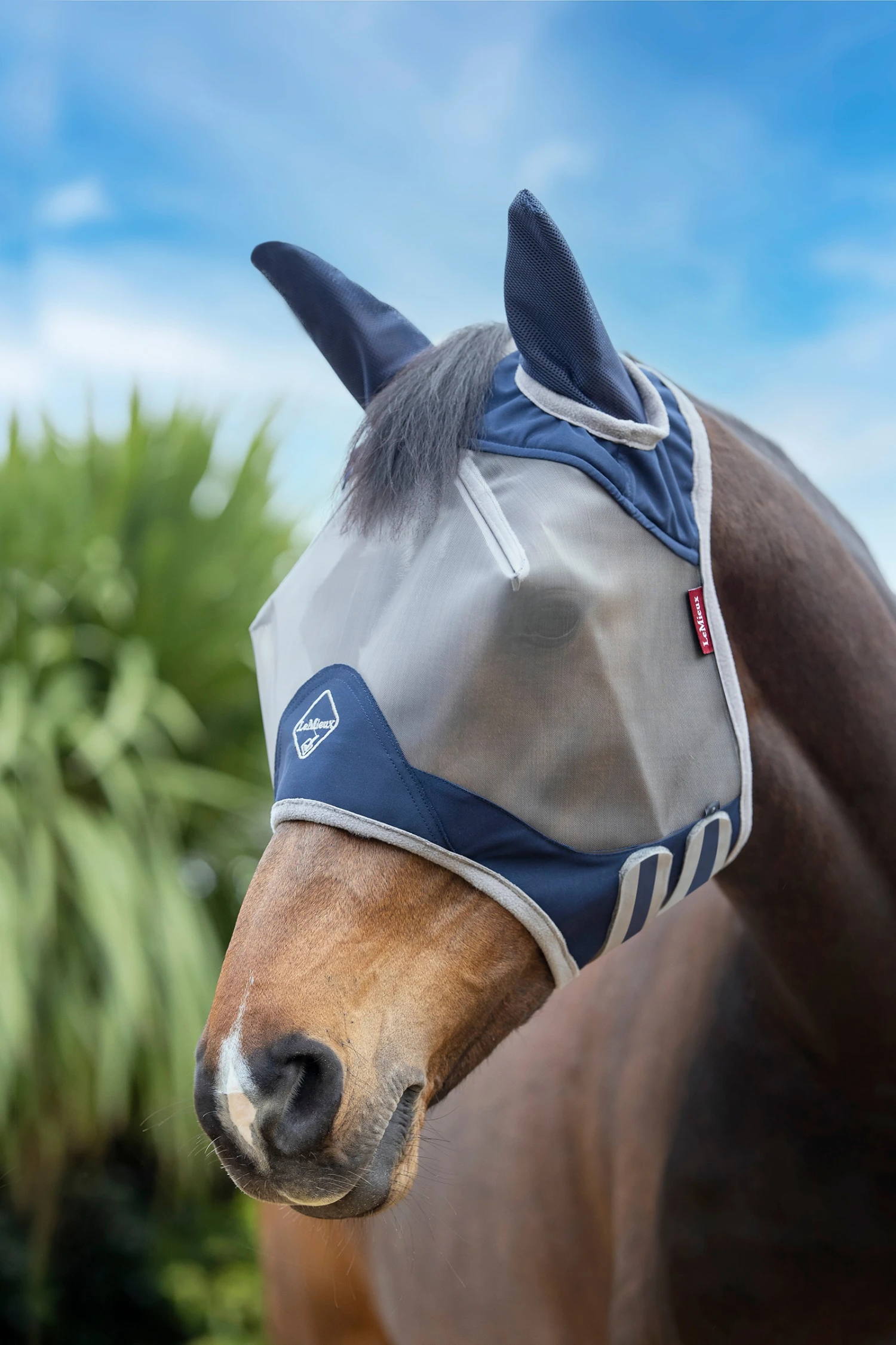 LeMieux Armour Shield Pro Fliegenschutzmaske Halb 2 LeMieux Armour Shield Pro Fliegenschutzmaske Halb – Bild 2