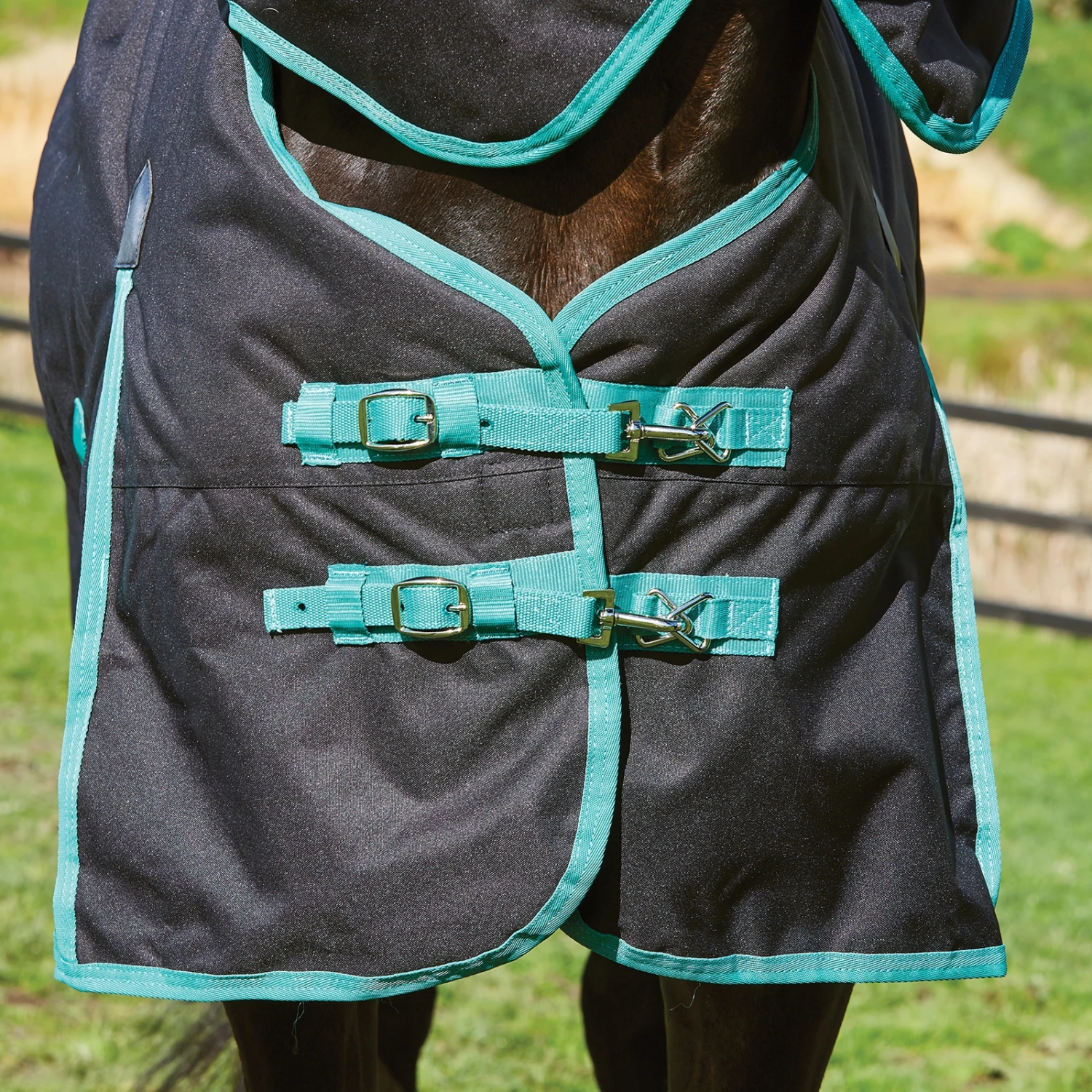 Weatherbeeta Green-Tec Regendecke Mit Abnehmbarem Halsteil, 50g 3 Weatherbeeta Green-Tec Regendecke Mit Abnehmbarem Halsteil, 50g – Bild 3