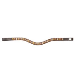 Kavalkade Dazzle Stirnband -Pferdebedarf Verkauf 333736 BR BR 1