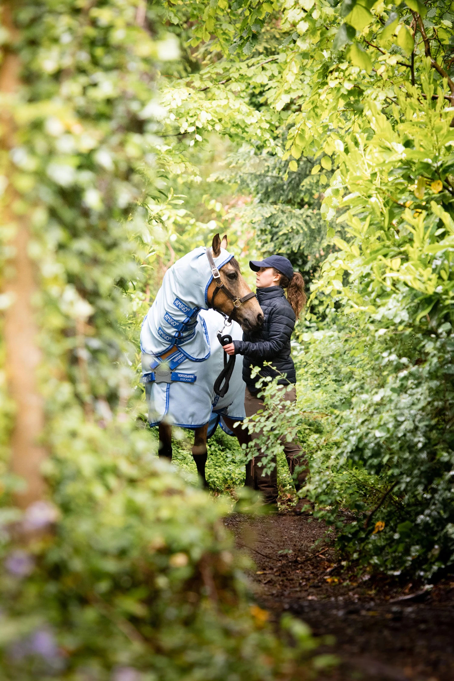 Horseware Amigo Hoody Pony Ekzemer Decke Mit Festem Halsteil 2 Horseware Amigo Hoody Pony Ekzemer Decke Mit Festem Halsteil – Bild 2