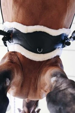 Kentucky Horsewear Anatomischer Lammfell Gurtschoner -Pferdebedarf Verkauf 338010 NAT 4