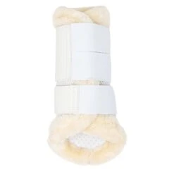 Lemieux Le Mieux Mesh Gamaschen Mit Fleecerand -Pferdebedarf Verkauf 338075 WH NAT 4