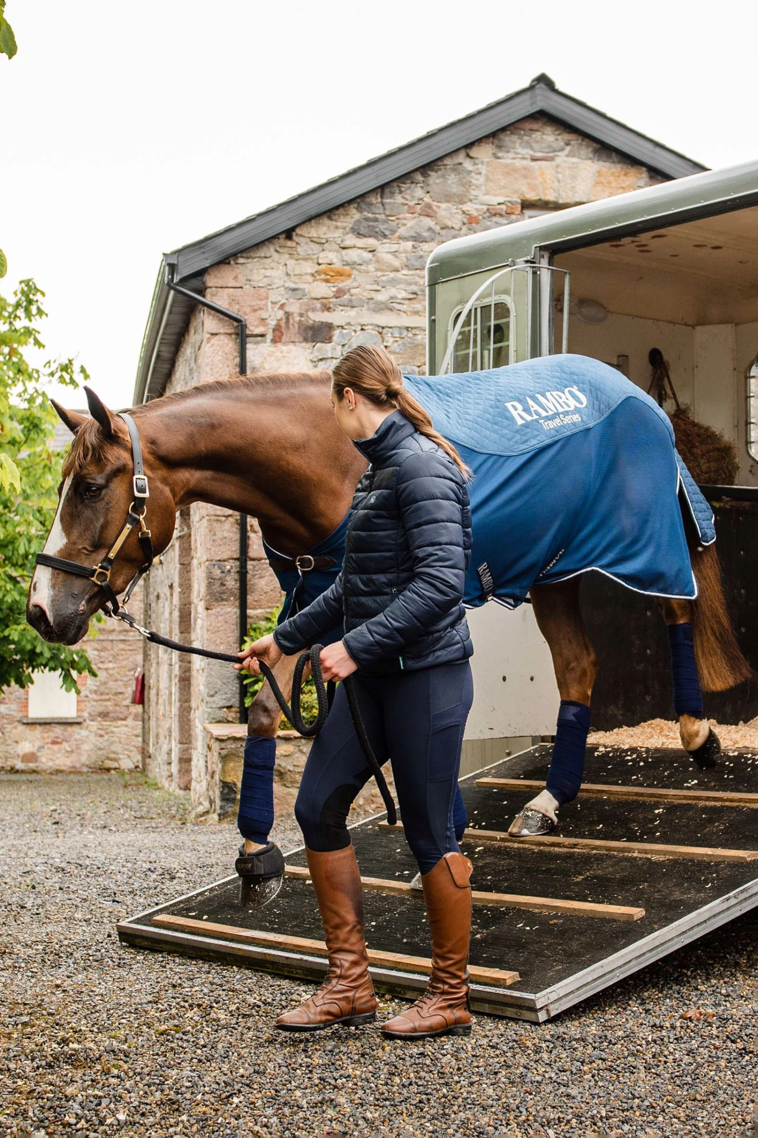 Horseware Rambo Travel Series Transportdecke, 50g 2 Horseware Rambo Travel Series Transportdecke, 50g – Bild 2