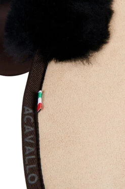 Acavallo Close Contact Memory Foam Sattelpad Mit Lammfell -Pferdebedarf Verkauf 342257 LBR BL 3