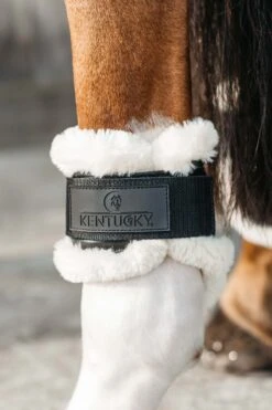 Kentucky Horsewear Vegane Lammfell Streichkappen Für Jungpferde -Pferdebedarf Verkauf 342512 BL 3